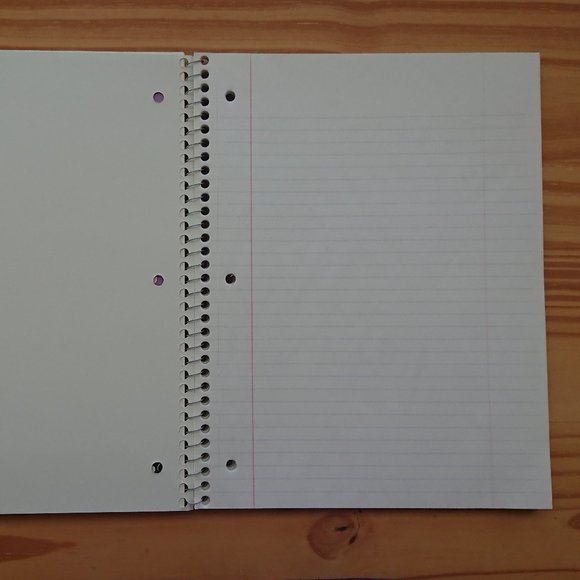 Two Spiral Notebooks, 70 College Ruled Sheets - Picture 7 of 12